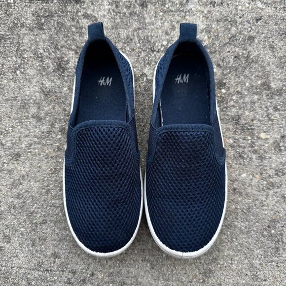 H&M Slip-On Boy’s Sneakers in Navy – Size 12.5 - Picture 4 of 4